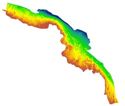 Seabed classification map