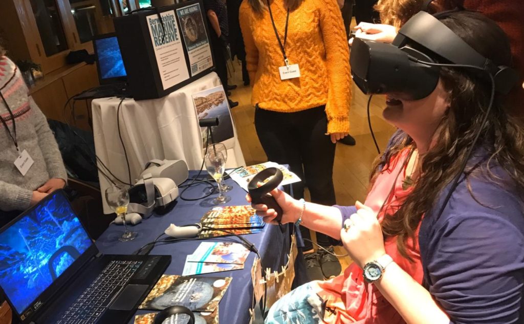 Showcasing our Underwater Explorer game at the Scottish Wildlife Trust's Living Seas Event in January 2020